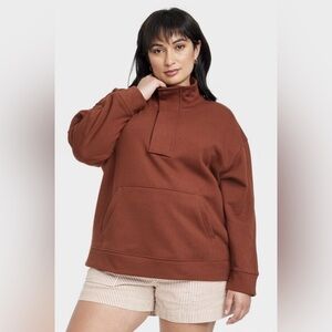 NWOT A New Day Quarter-Zip Sweatshirt